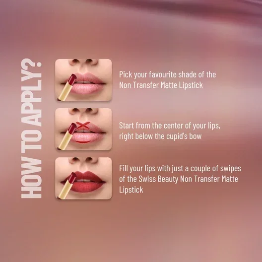 Non transfer Matte Lipstick