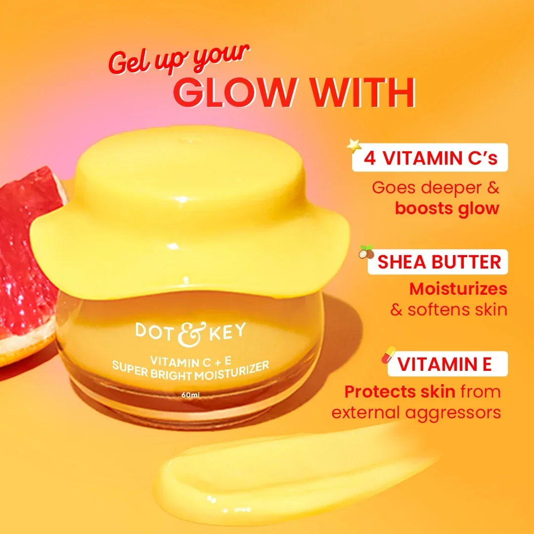 Vitamin C + E Super Bright Gel Moisturizer.